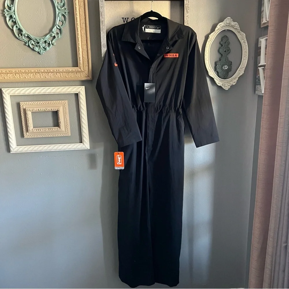 Nike WNBA Coverall Black Jumpsuit - Picture 4 of 9